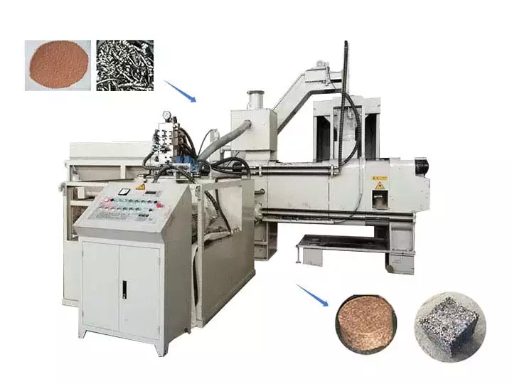 Horizontal Metal Chips Briquetting Machine