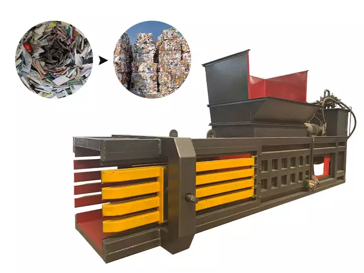 Semi-Automatic Horizontal Baler for Recycling
